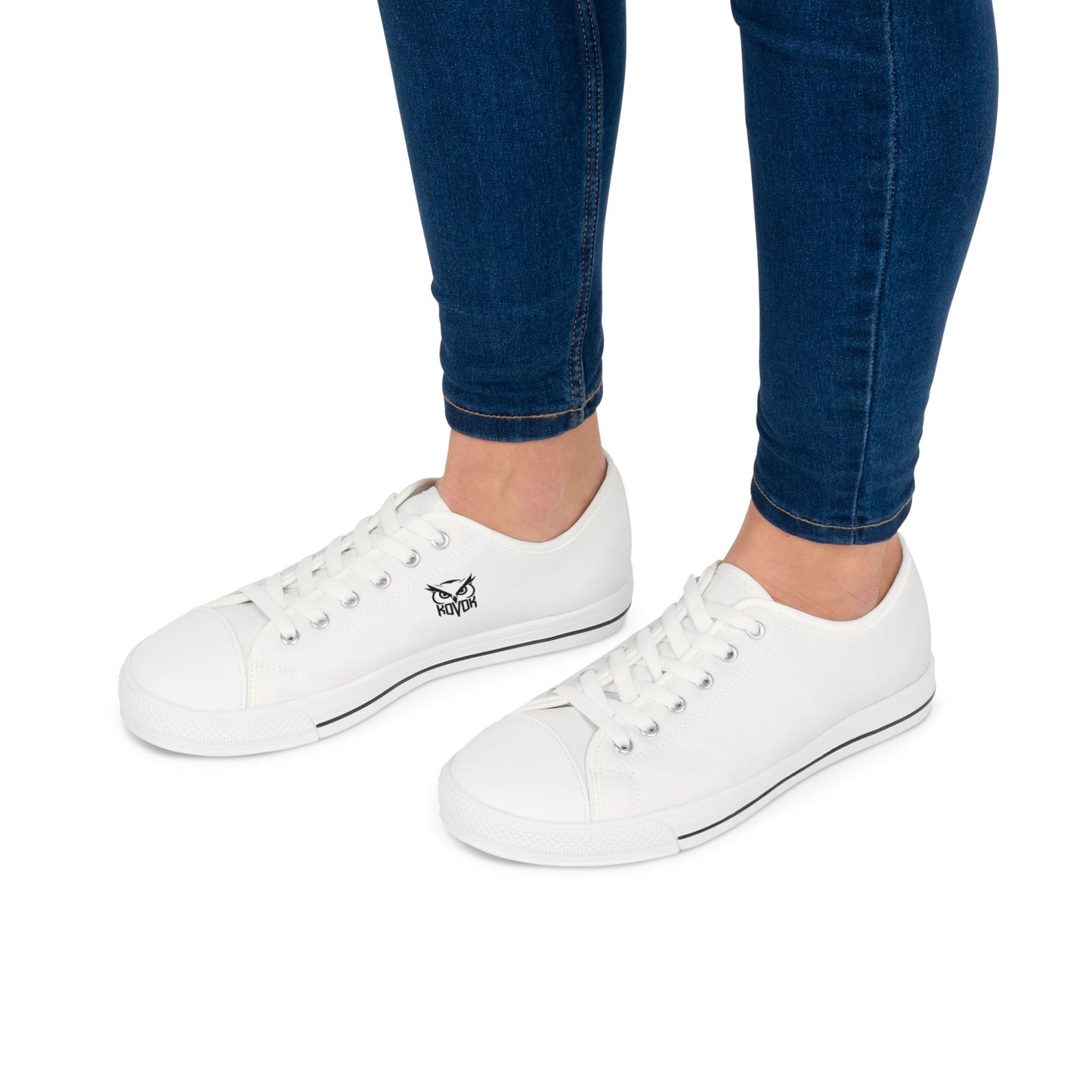 Casual Women's Low Top Sneakers - Lightweight, Stylish Everyday Footwear