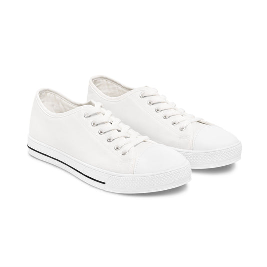 Casual Women's Low Top Sneakers - Lightweight, Stylish Everyday Footwear